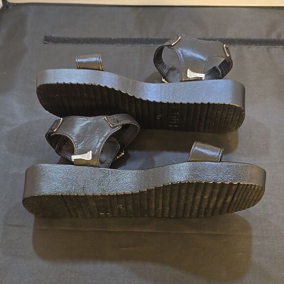 BRAND NEW NICOLE MILLER PLATFORM WEDGE WITH ANKLE STRAP, WOMEN'S SANDAL - Picture 8 of 15